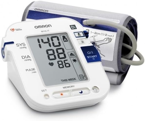 Omron M10-IT Upper Arm Blood Pressure Monitor with Dual User Facility with Dual Size Cuff
