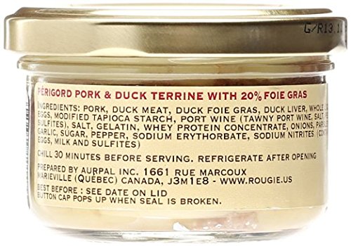 Terrina de Cerdo y Pato con 20% Foie Gras Rougie Pack 12 Unidades miniatura 5