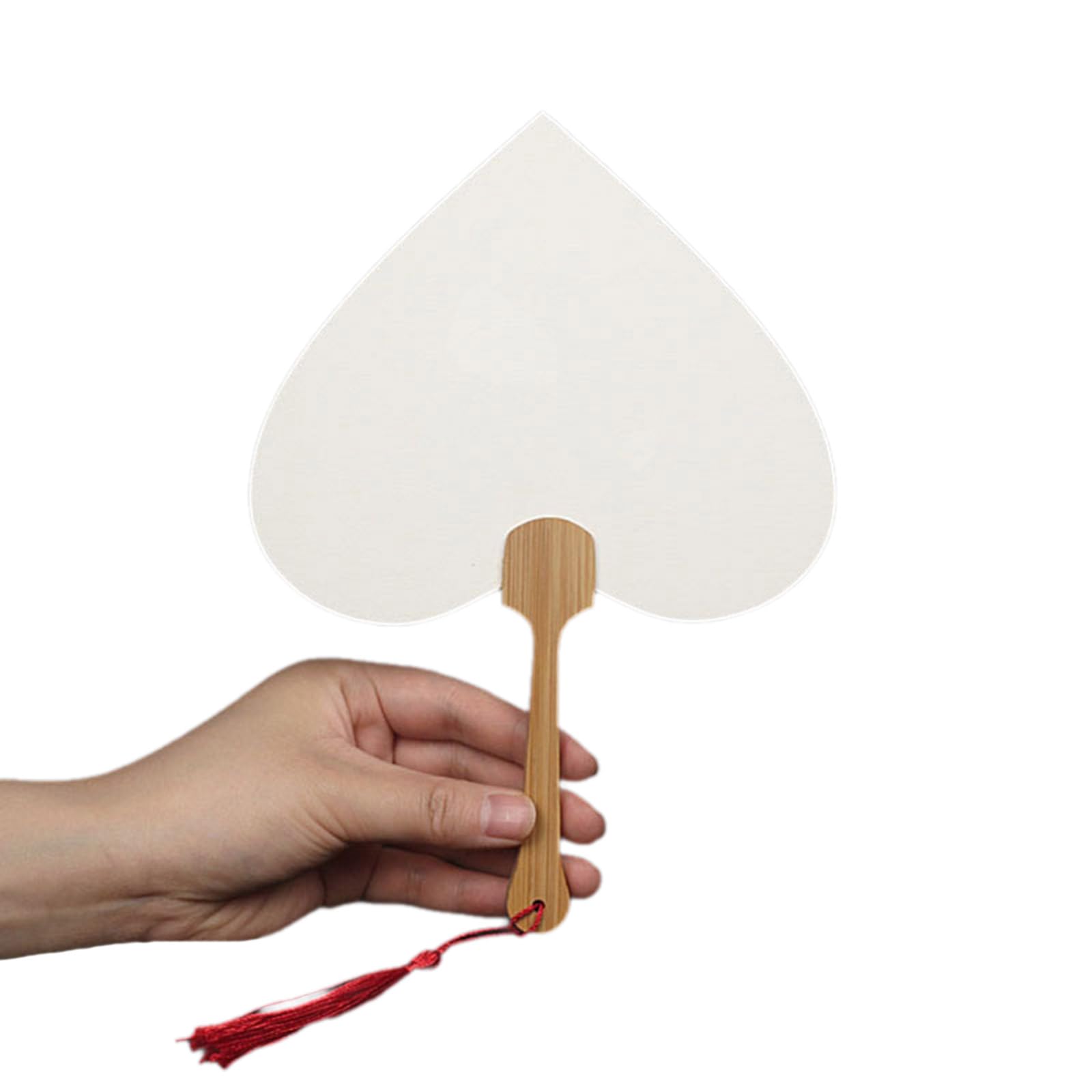 Nucelit Handheld Fan DIYs Paper Fan Calligraphys Painting Wedding Decorations Paper Handheld Craft for Enthusiasts Exhibition Supplies