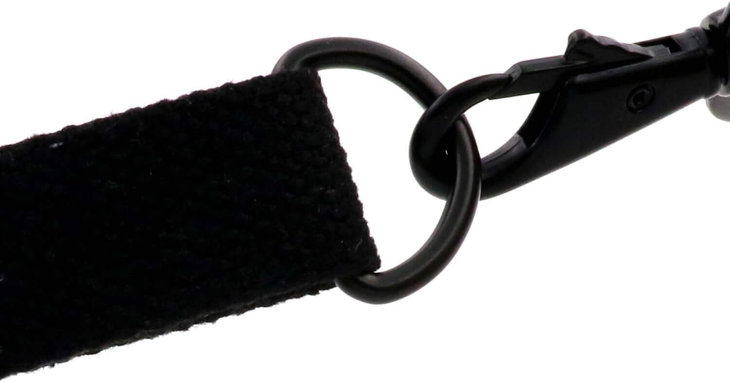 Metal Black D Ring Buckle 1" Inside Diameter Loop Ring for Strap Keeper Pack of 10 - Image 5