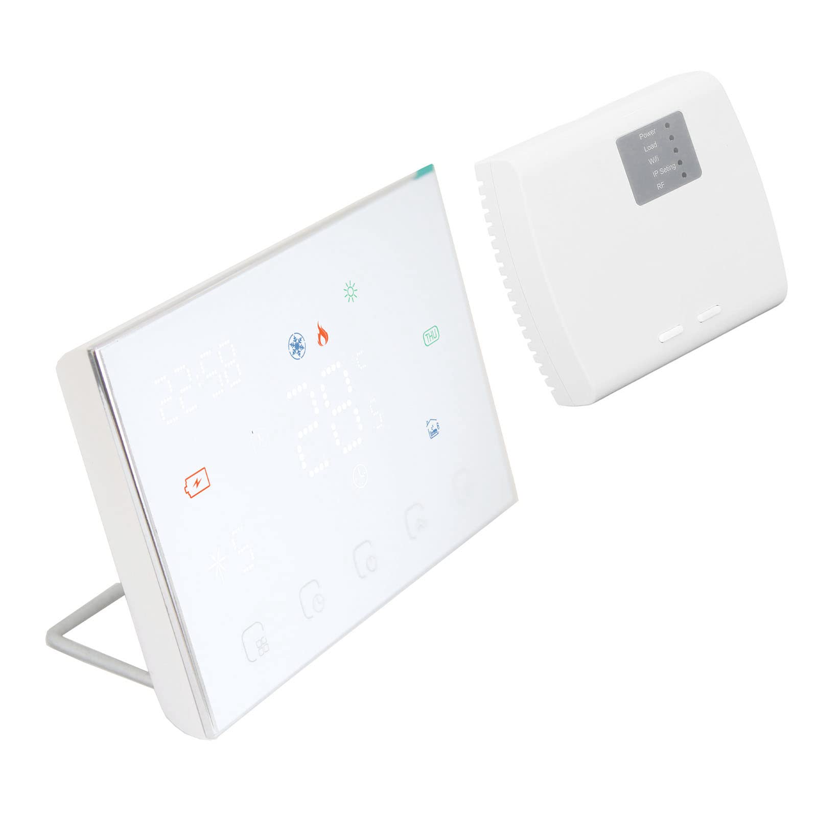 Hyuduo Inteligentny Termostat WiFi Sterowanie Głosowe Termostat 95–230 V USB Programowanie Czasowe do Ogrzewania Elektrycznego ze Sterowaniem za pomocą Aplikacji Harmonogram Tygodniowy dla