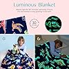 Joiedomi Glow in The Dark Blanket Dinosaur Toys for Kids 3-5 Dinosaur Gifts Toys for Age 2 3 4 5 6 7 8 9 10 11 12 Year Old, Soft Cozy Flannel Kids Throw Blanket, Birthday 40"×60" #3