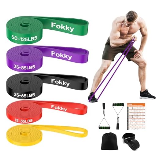 Pack 5 bandes de résistance multi-intensités