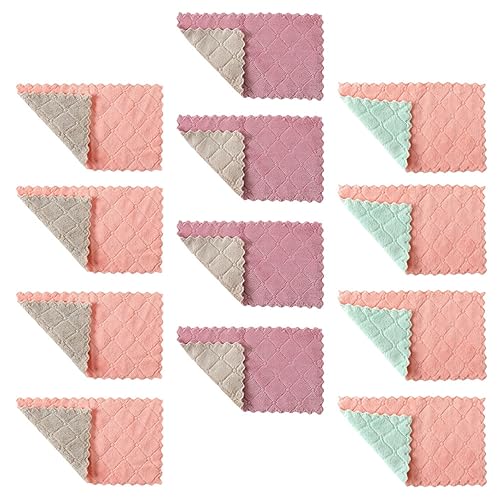 PATKAW 1 Juego Estropajo Lavar para La Cara Fregar Platos Kitchen Towels Arrumação Cozinha Paños De Limpieza Que No Dañan La Piel Toallas De Cocina Fibra Extrafina 20 Piezas