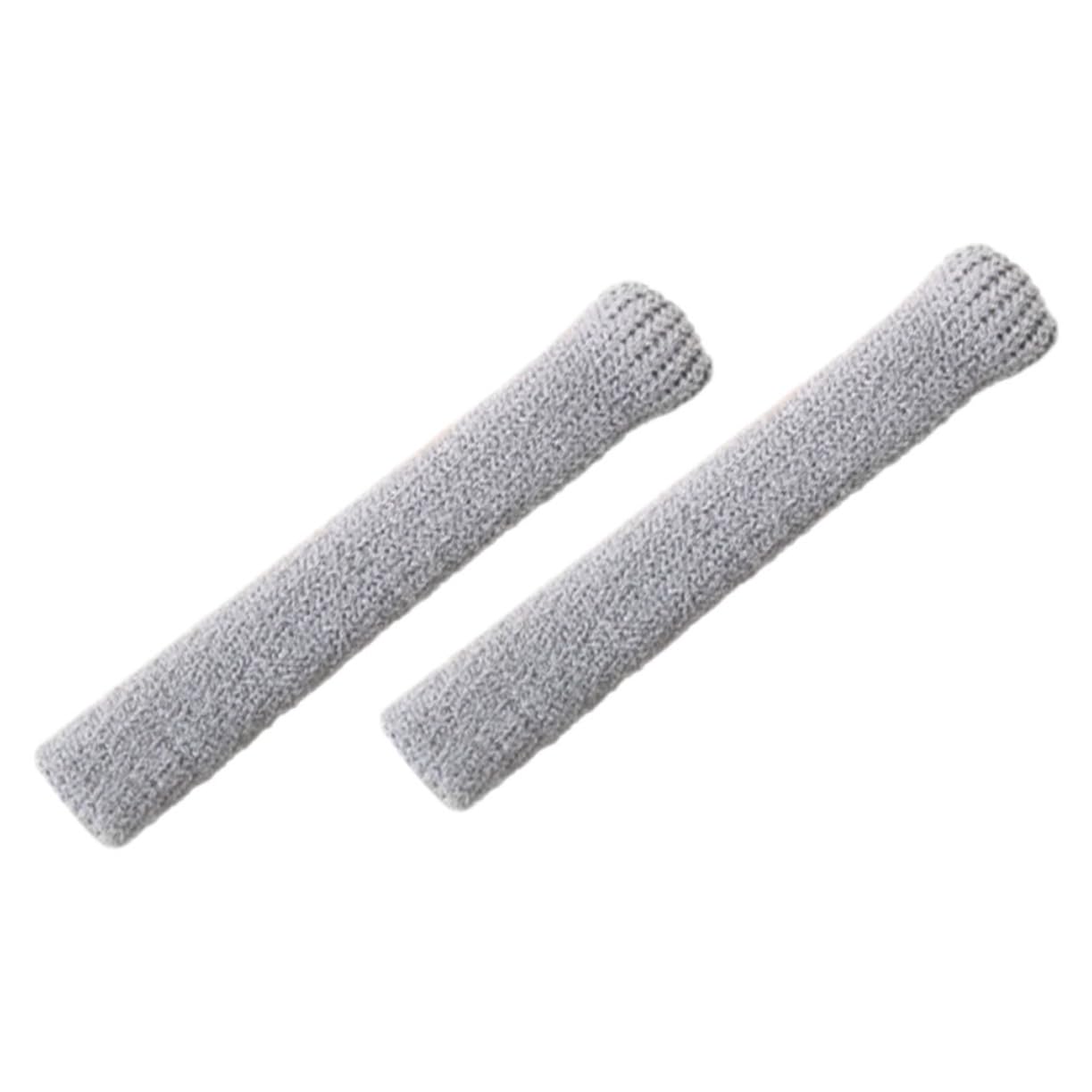 IWOWHERO 2pcs Protective Glasses Shoes Glasses Nylon Grey Spandex Eyeglass End Tips Shoes for Eyewear