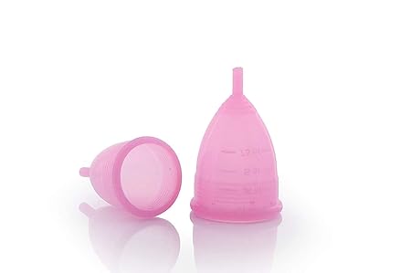 LATEST FASHION Reusable Menstrual Cup with No Rashes, Leakage Or Odor | Ultra Soft Period Cup Made with Medical Grade Silicone - Medium