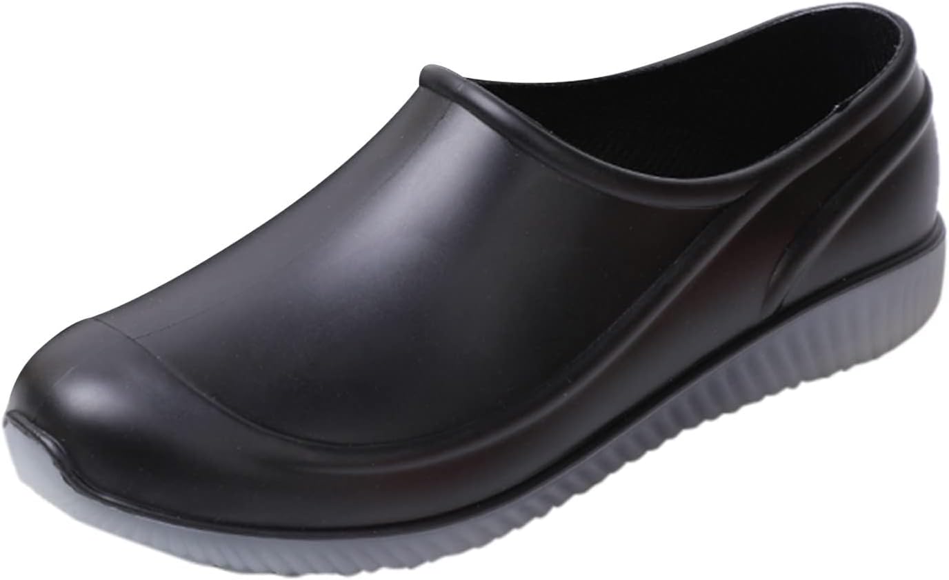 Garden Clogs for Women Men Non-Slip Closed Toe Kitchen Shoes Resistant Work Shoes Lightweight Slip On Chef Work Sandals Waterproof Health Care Food Service Shoe