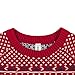 Kid Nation Boys Sweater 100% Cotton Christmas Sweater for Boy Girls Toddler Pullover Red & Blue 7-8 Years