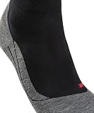 FALKE Mężczyźni Skarpety do biegania RU4 Endurance Short M Sso bawełna materiał funkcyjny przeciw pęcherzom cienkie 1 Para, Czarny Black-Mix 3010, 44-45