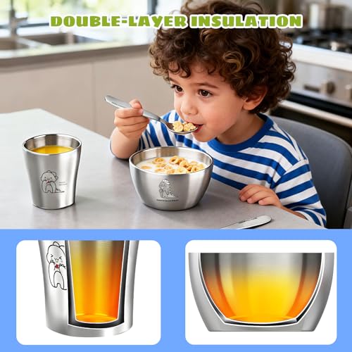 Assiette enfant inox saine et sans BPA Greentainer - 6
