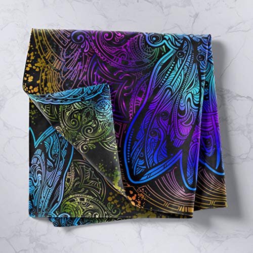 Erosebridal Bohemian Dragonfly Tapestry Mandala Paisley Tapestries Purple Dragonfly Wall Hangings Tie Dye Trippy Gypsy Iridescent Chic Hippie Tapestry, Decor Outdoor #TOP1