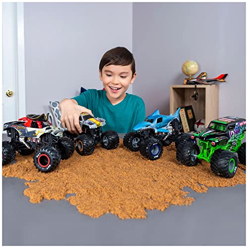 Monster Jam, Official Sparkle Smash Monster Truck, Collector Die-Cast Vehicle, 1:24 Scale #TOP4