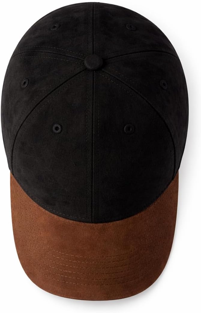 Nephyr Suede Baseball Cap Adjustable Hat for Men Women Dad Hat - Image 2