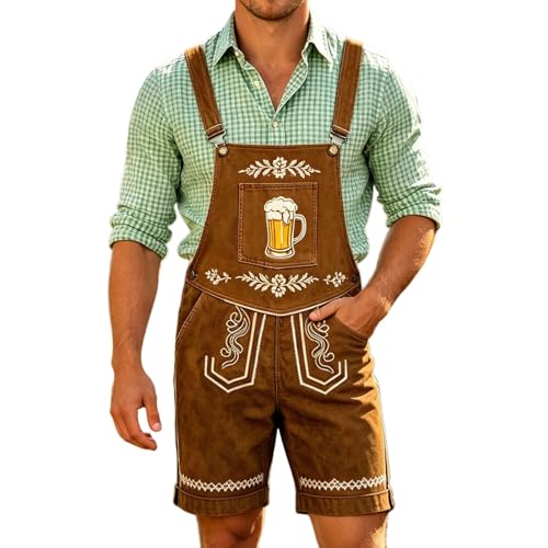 Disfraz de carnaval para hombre body de cerveza retro estilo peto bávaro para el Oktoberfest