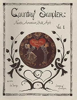 Paperback Country Sampler: North American Folk Art (Vol 1) Book