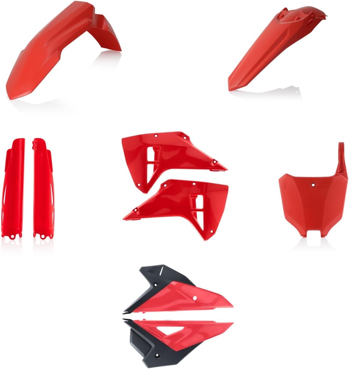 Acerbis Full Plastic Kit – Compatible with Honda CRF250RX (25), CRF450RX (25) – Original 25