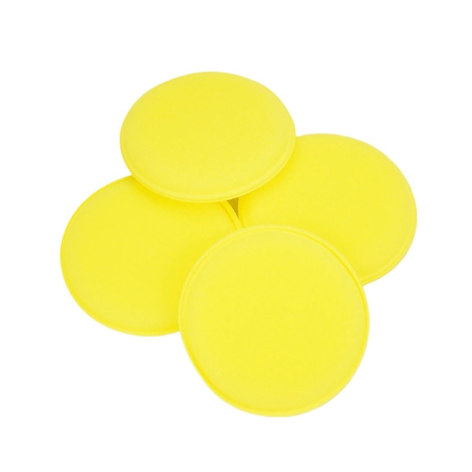 10-20Pcs Car Waxing Polish Wax Foam Sponge Applicator Pads 10CM Yellow Cleaning Sponge Clean Washer Washing Tool Car Cleaning(10pcs)