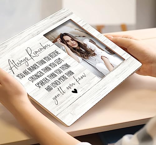 SRADMO-Always-Remember-You-are-Braver-Than-You-Believe-Picture-FrameInspirational-Saying-Gifts-108-inch-Wooden-Tabletop-Photo-FramePositive-Gifts-Cheer-Up-Gifts-for-Women-Teen-Girls SRADMO Always Remember You are Braver Than You Believe Picture FrameInspirational Saying Gifts 108 inch Wooden Tabletop Photo FramePositive Gifts Cheer Up Gifts for Women Teen Girls