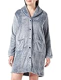 Bottoni in contrasto LOVABLE Fur Copertina indossabile, Grigio Blue, L-XL Donna