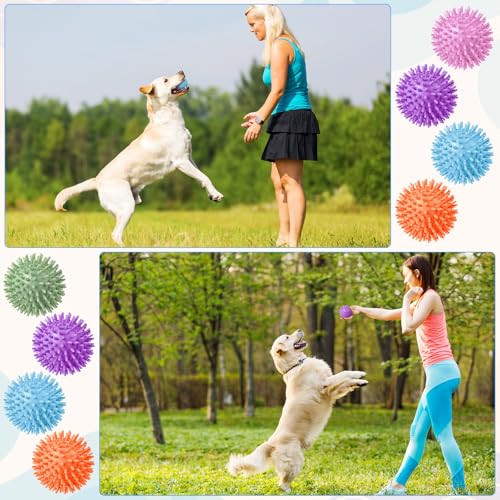 Suilung-25-Pack-Squeaky-Balls-for-Small-Dog-25-Inch-Spiky-Dog-Ball-Chew-Toys-with-Spike-Puppy-Toys-for-Cleaning-Teeth-and-Training-Interactive-Fetch-for-Puppy-Aggressive-Chewing-and-Teething