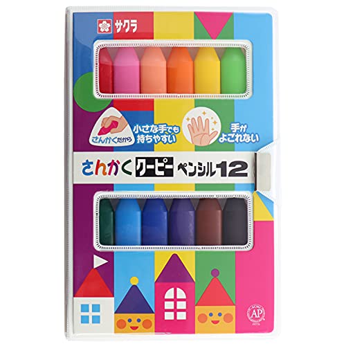 SAKURA COUPY-PENCIL 12 colors colored pencil triangular FYL12 by Sakura Color