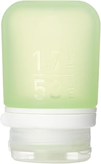 humangear GoToob+ (Small) | Refillable Silicone Travel Bottle | Locking Lid | Food-Safe Material | Green, Small (1.7 fl.oz; 53ml)