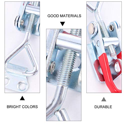 ULTECHNOVO 8Pcs Porta Botão de Fixação Série Pull Latch Toggle Latch Braçadeira Segurando a Capacida