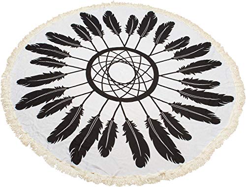 StyleBREAKER Telo Mare Rotondo con Stampa