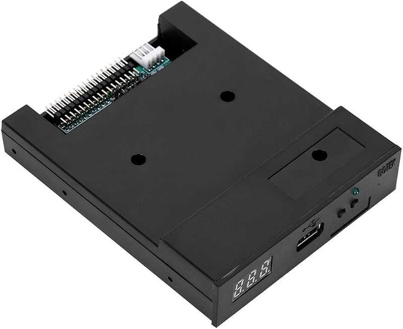 SFR1M-U100K Emulador de unidad de disquete USB 1,44 MB Emulador de unidad de disquete para teclados electrónicos negro (SFR1M-U100K)