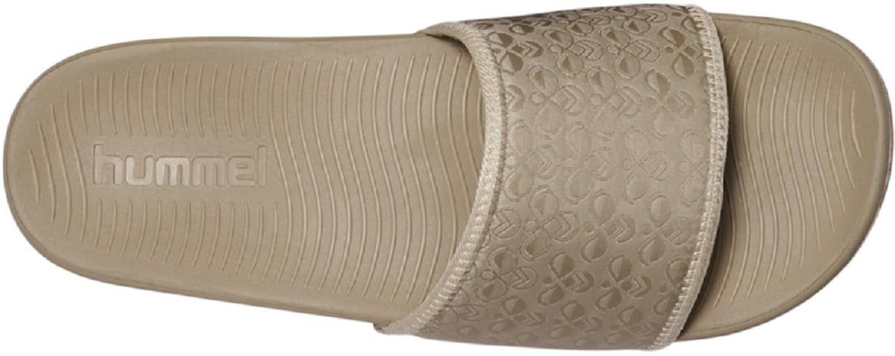 hummel Comfort Slide JQ sandały kąpielowe, klapki kąpielowe, beżowe, 228341-8173