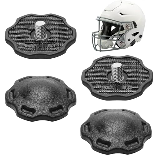 Anglekai 4PCS Football Helmet Visor Clips, Football Helmet Screws Replacement Hockey Thumb Screws