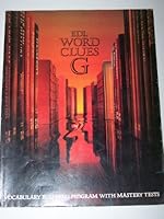 EDL Word Clues, Book G: Vocabulary Building Program with Mastery Tests 0073460516 Book Cover