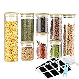 Gute Verpackung & 365 Tage Service: GEEDIAR Aufbewahrungsgläser nimmt Schwammverpackung an, um diese Aufbewahrungsgläser in einem guten Zustand im Prozess des Versands zu schützen. 365 Tage nach Service, um Ihnen zu helfen, das Produkt withhout Sorge zu kaufen.