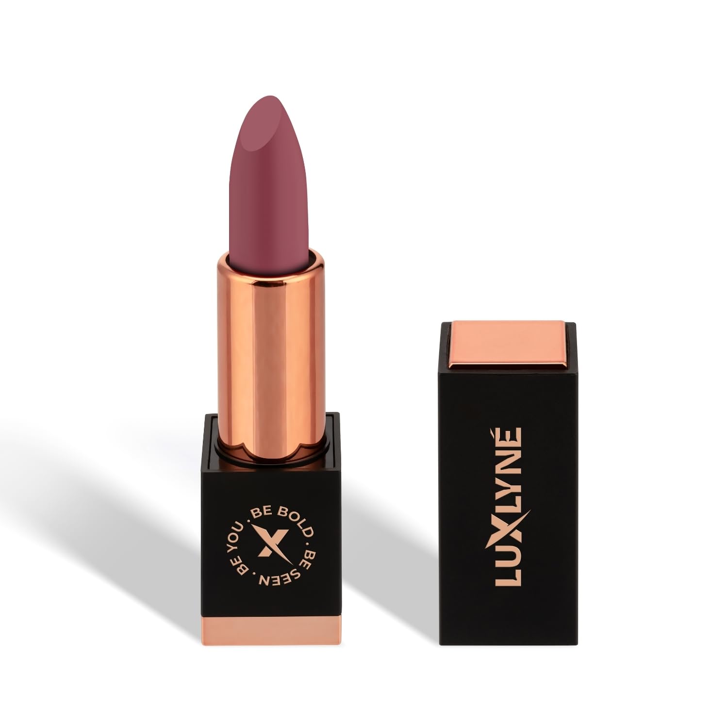 “Secret Rose” (Muted Pink) Bullet Lipstick | SPF 30 | Triple Wax Formula (Beeswax, Carnauba, Calendula) | Hydrating Oils (Castor, Jojoba, Argan) | Vitamin C, E & Hydrolysed Collagen | Velvet Matte, Long Lasting, One Swipe Pigment, 4 g-image-21