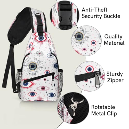 Bolso cruzado unisex para viaje y senderismo miniatura 3