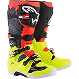alpinestars tech 3s Obermaterial: Kombination aus innovativem, leichten Mikrofaser-Material und Leder für Schlag- und