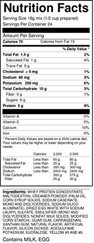 Calorie Control Egg Nog Mix