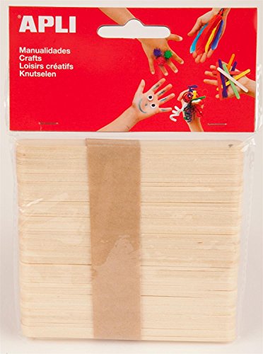 APLI Kids 13063 - Bolsa palo polo natural, 50 uds