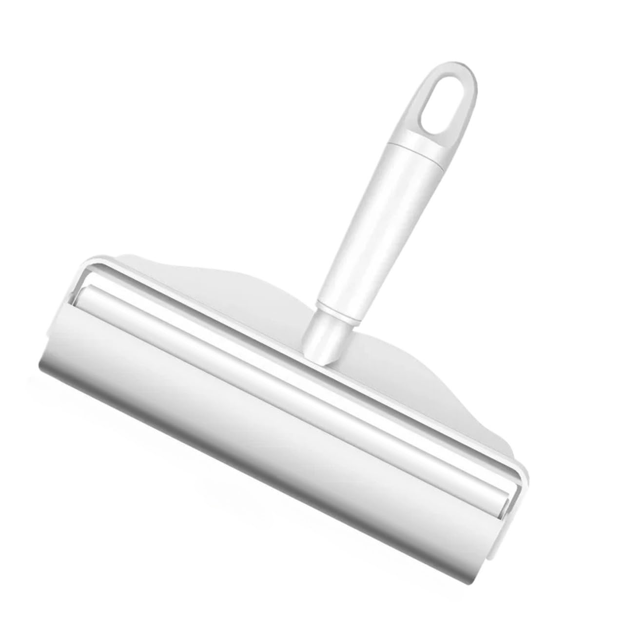 Long handled lint roller retractable pet hair remover roller tearable sticky hair roller stick efficient hair removal for clothes bed sofa carpet fabric cleaning(19cm short)