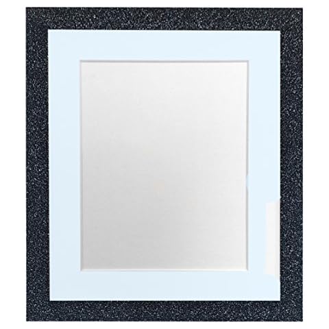 FRAMES BY POST Glitz Bilderrahmen Passepartout, 61 x 51 cm, Bildgröße 50,8 x 40,6 cm, Anthrazit Cover