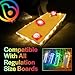 Brightz Cornhole Board Edge Lights with LED Bags - Includes 4-Pack of LED Cornhole Bags + TossBrightz Cornhole Board Edge Lights - The Ultimate Night Time Cornhole Master Set