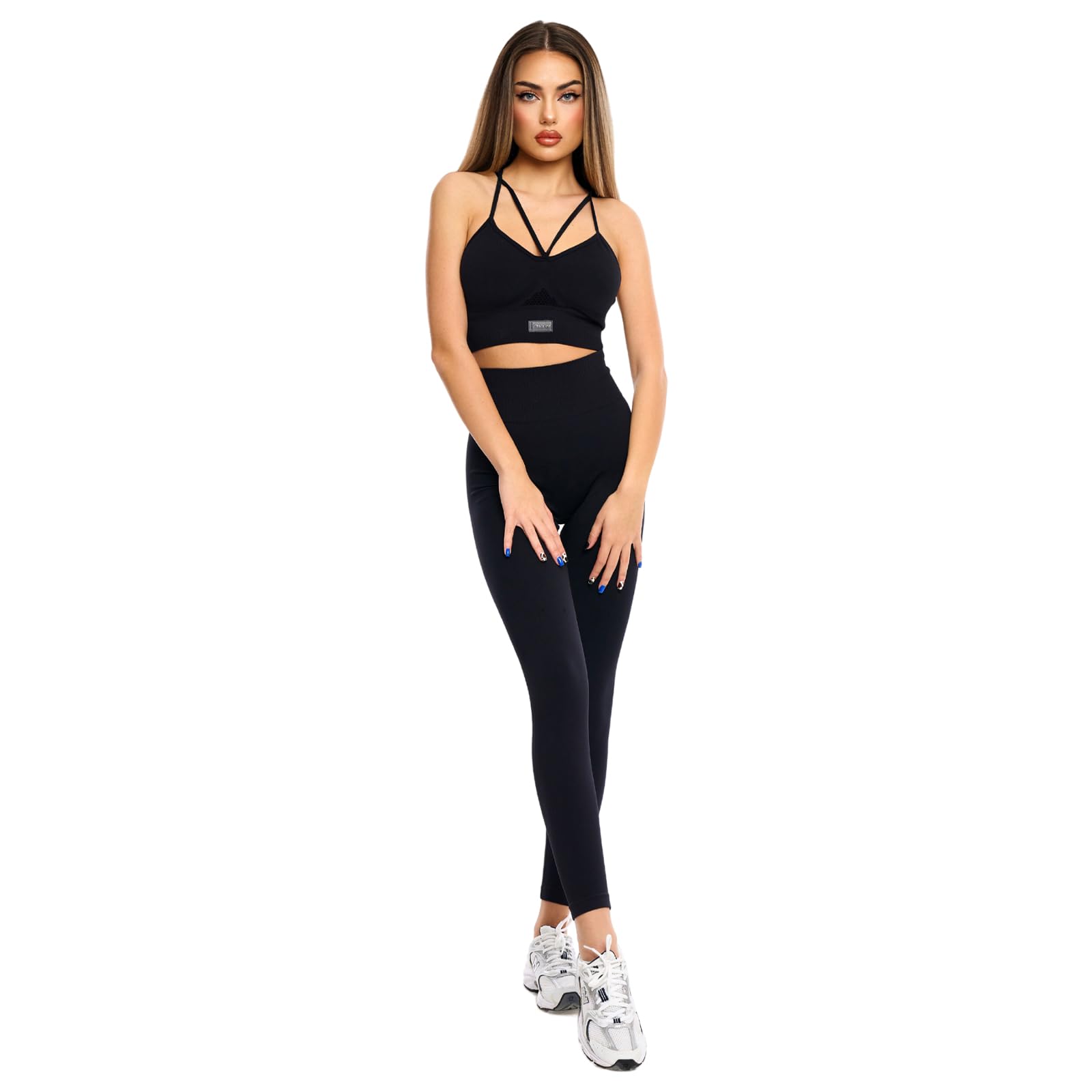Seamless Workout Scrunch Leggings for Women Squat Proof High Waisted Yoga Pants Butt Lifting Tummy Control