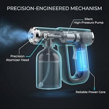 Precision Nano Mist Sprayer V2, Cordless Rechargeable Handheld Mist Machine