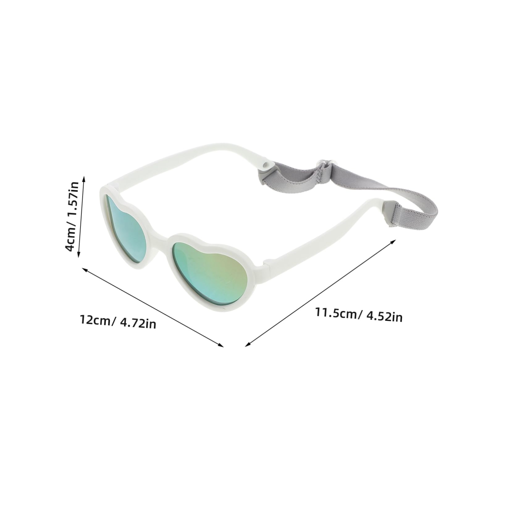 TENDYCOCO Shaped Boys and Girls Sunglasses UV Baby Polarized Glasses Headband Newborn