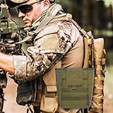 Oaygat Molle Dump Pouch Folding Drawstring Magazine Ammo Pouch Military Adjustable Utility Tool Bag 1000D Polyester Waist Pack Tactical Molle Pouch for Outdoor Hiking Camping Hunting Sports - Image 3