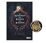 Harry Potter Hogwarts Schulbücher: Die Märchen von Beedle dem Barden (Hardcover) + 1 Button