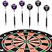 Exquisite 20g Soft Tip Darts Set-Carrying Hard Suitcase|3 Black Coated Iron Barrels|3 Aluminum Shaft | 3 Plastic Wings | Plastic Tip Darts for Electronic Dartboard (Black+3 Extra Skull Heads Flights)