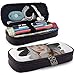 Produktbild E-lis-h ist in einer Daze Large Capacity-Federmäppchen aus Leder, Multifunktions-Aufbewahrungstasche Zipper Bag Student Stationery