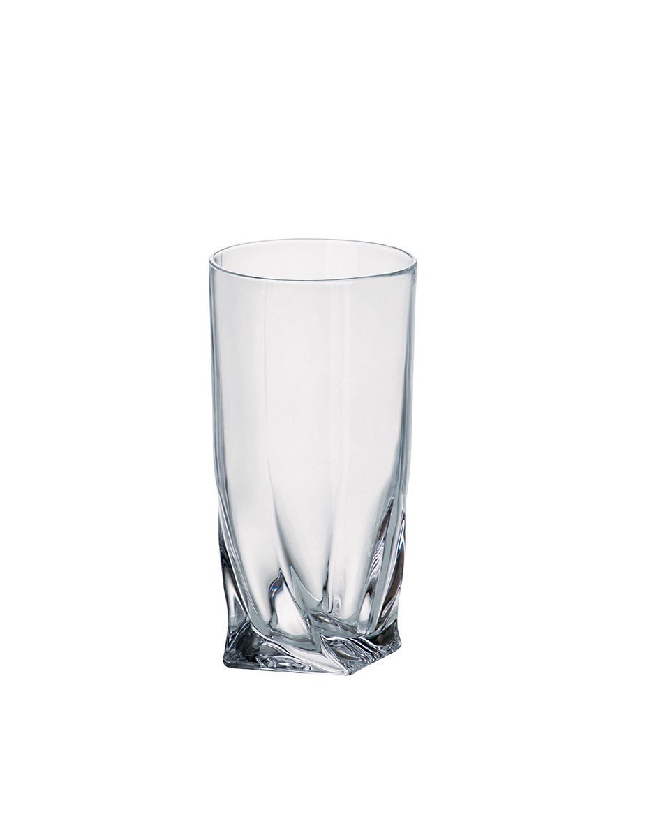 Barski - Hiball Glass - Crystal - Highball - Glasses With a Twist On The Bottom - 11
