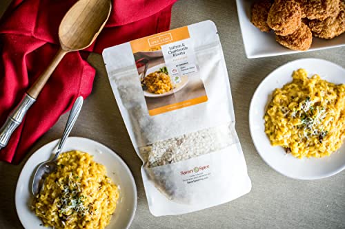 Savory Spice Saffron & Chanterelle Risotto Spice 'N Easy Mix, 10.3 Oz Packet - Arborio Rice Risotto (10.3 Oz Packet) #TOP3